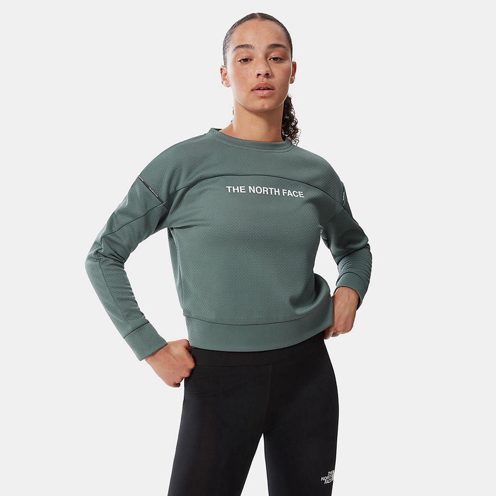 The North Face Mountain Athletics Γυναικεια Πουλόβερ - Πρασινο (ZTPY54872)